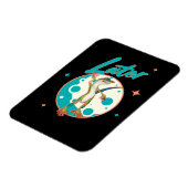 Funny Gecko Spater Magnet (Linke Seite)