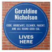 Funny Gedenkstätte Wall Plaque Fliese (Vorderseite)