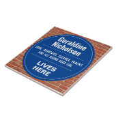 Funny Gedenkstätte Wall Plaque Fliese (Seite)