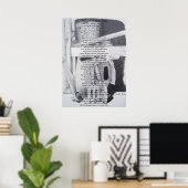 Funny Gedicht Stillleben Garten Werkzeuge Kunst Poster (Heimbüro)