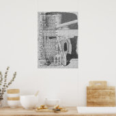 Funny Gedicht und Stillleben Garden Tools Art Post Poster (Küche)