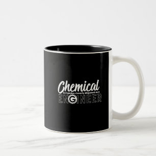 Funny Geek Engineer Chemical Engineering Major Zweifarbige Tasse