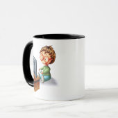 Funny Geek Gaming Tasse (Vorderseite Links)