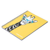 Funny Geek Giraffe Name Notebook Notizblock (Linke Seite)