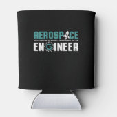Funny Geek Ingenieur für Luft- und Raumfahrt Dosenkühler (Rückseite)