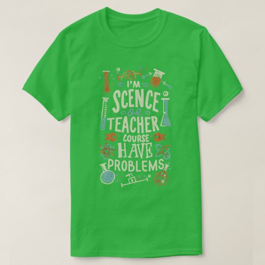 Funny Geek Scientist Science Labrador Spaß T-Shirt (Design vorne)