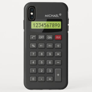 Funny Geeky Calculator Muster Personalisiert Case-Mate iPhone Hülle