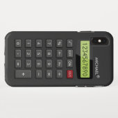 Funny Geeky Calculator Muster Personalisiert Case-Mate iPhone Hülle (Rückseite (Horizontal))