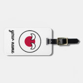 Funny Geeky Japan Countryball Flag Gepäckanhänger (Vorderseite horizontal)