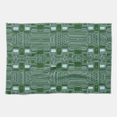 Funny Geeky Nerd Computer Circuit Board Muster Geschirrtuch (Horizontal)