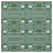 Funny Geeky Nerd Computer Circuit Board Muster Stoff (Muster)