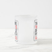 Funny Geeky, Zwei Arten von Menschen in dieser Wel Mattglastasse (Mittel)