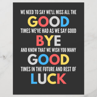 Funny geht weg Farewell
