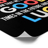 Funny geht weg Farewell Poster (Ecke)