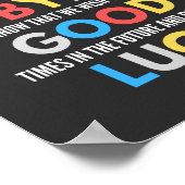 Funny geht weg Farewell Poster (Ecke)