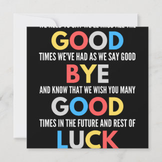 Funny geht weg Farewell Save The Date