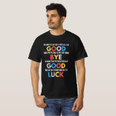 Funny geht weg Farewell T-Shirt (Vorne ganz)