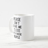 Funny geht weg für Coworker Boss, Rude ReReifen Po Kaffeetasse (Vorderseite Links)