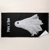 Funny Geist Halloween vergangene Zeichnend Strandh Strandtuch (Vorderseite)