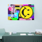 Funny gelb + dein Backg. Ideen Banner (Messeveranstaltung)