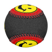 Funny gelb + dein Backg. Ideen Baseball (Rückseite)