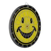 Funny gelb + dein Backg. Ideen Dartscheibe (Vorderseite Links)