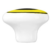 Funny gelb + dein Backg. Ideen Keramikknauf (Seitenansicht)