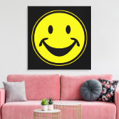 Funny gelb + dein Backg. Ideen Leinwanddruck (Insitu (Wohnzimmer))