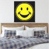 Funny gelb + dein Backg. Ideen Leinwanddruck (Insitu (Schlafzimmer))