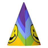 Funny gelb + dein Backg. Ideen Partyhütchen (Rückseite)