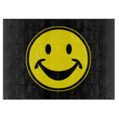 Funny gelb + dein Backg. Ideen Schneidebrett (Vorderseite)