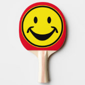 Funny gelb + dein Backg. Ideen Tischtennis Schläger (Rückseite)