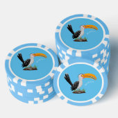 Funny Gelb Tannenvogel Safari Cartoon Pokerchips (Stapel)