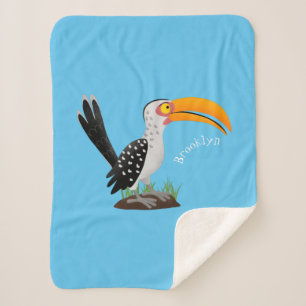 Funny Gelb Tannenvogel Safari Cartoon Sherpadecke