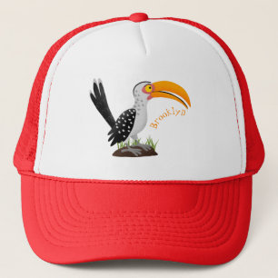 Funny Gelb Tannenvogel Safari Cartoon Truckerkappe