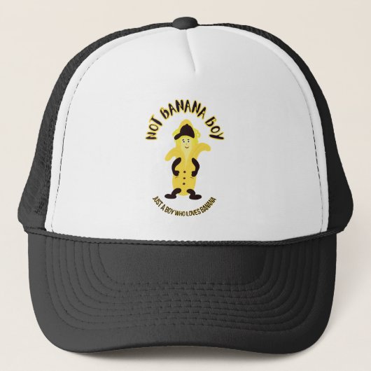Funny Gelbe Banane Truckerkappe (Vorderseite)