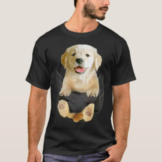 Funny Gelbe Labrador in Pocket Labrador Retriever_ T-Shirt