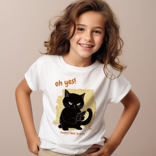 Funny Gemein Cat   Spaß T-Shirt