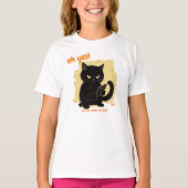 Funny Gemein Cat | Spaß T-Shirt (Vorderseite)