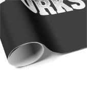 Funny Gemini Gym Workout Design Geschenkpapier (Rolleneckpunkt)