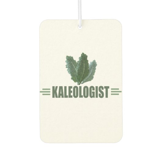 Funny Gemüse Kale Autolufterfrischer (Vorderseite)