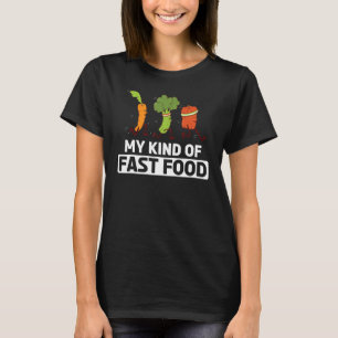 Funny Gemüse meine Art von Fast Food Vegan Activi T-Shirt