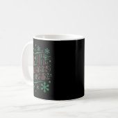 Funny Gen Alpha Gen Z Slang Funny Christmas Sweate Kaffeetasse (Vorderseite Links)