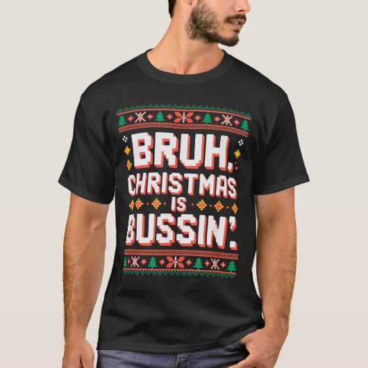 Funny Gen Alpha Gen Z Slang Funny Christmas Sweate T-Shirt (Vorderseite)