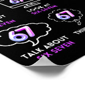 Funny Gen Alpha Lover Trend Fan Modern Youth Humor Poster (Ecke)