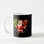 Funny Gen Alpha Slang 6 7 Christmas Santa Six Seve Kaffeetasse (Links)