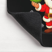 Funny Gen Alpha Slang 6 7 Christmas Santa Six Seve Mousepad (Ecke)