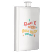 Funny Gen X auf Hoch Wasser und Vernachlässigung g Flachmann (Rechts)