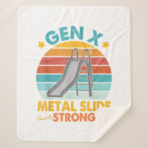 Funny Gen X Generation Sarcasm Gen X Metal Slide A Sherpadecke