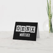 Funny Gen X Generation X Gen XER Gen X Karte (Vorderseite)